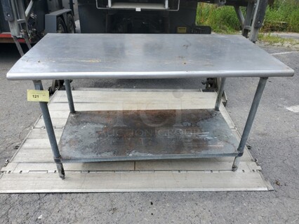 Stainless steel 60" Worktable w/ undershelf