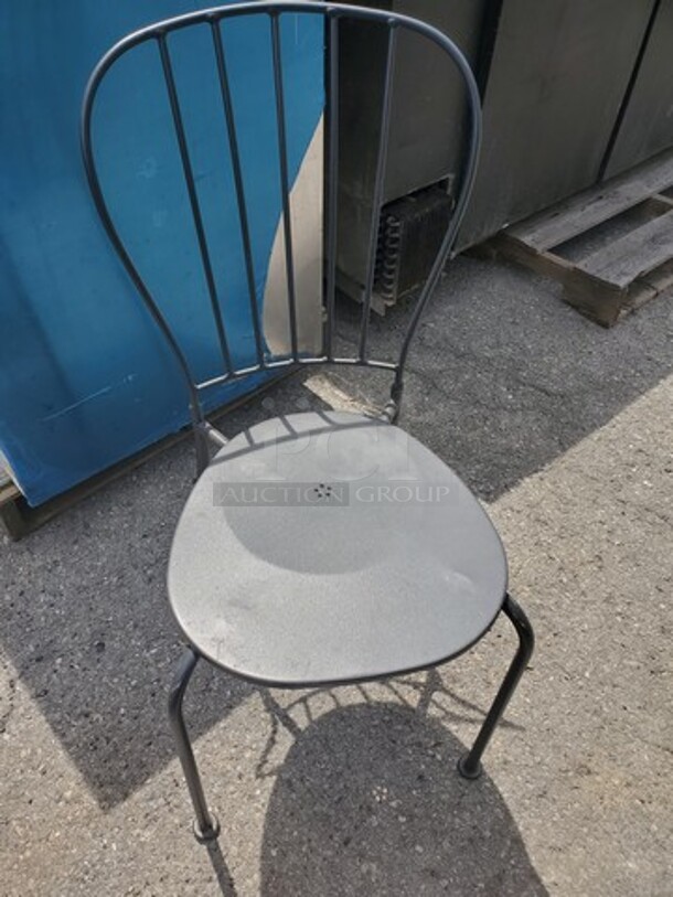 Metal Indoor-Outdoor Chair BIDX6 - Image 3 of 3
