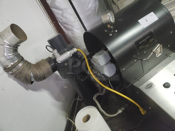 Diedrich 2010 IR-1 Natural Gas Countertop Coffee Roaster w/ Exhaust Duct Air Flow 110V/1PH(See pictures for details) Winner Bidder must remove this item from location in SC - Image 9 of 12