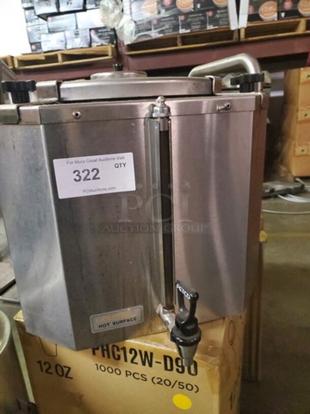 Fetco 6 Gal Luxus Thermal Coffee Dispenser, Stainless Steel - Image 2 of 4