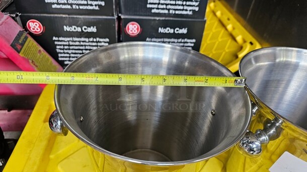  Lot of 2 Stainless Steel Wine Buckets - Image 4 of 4