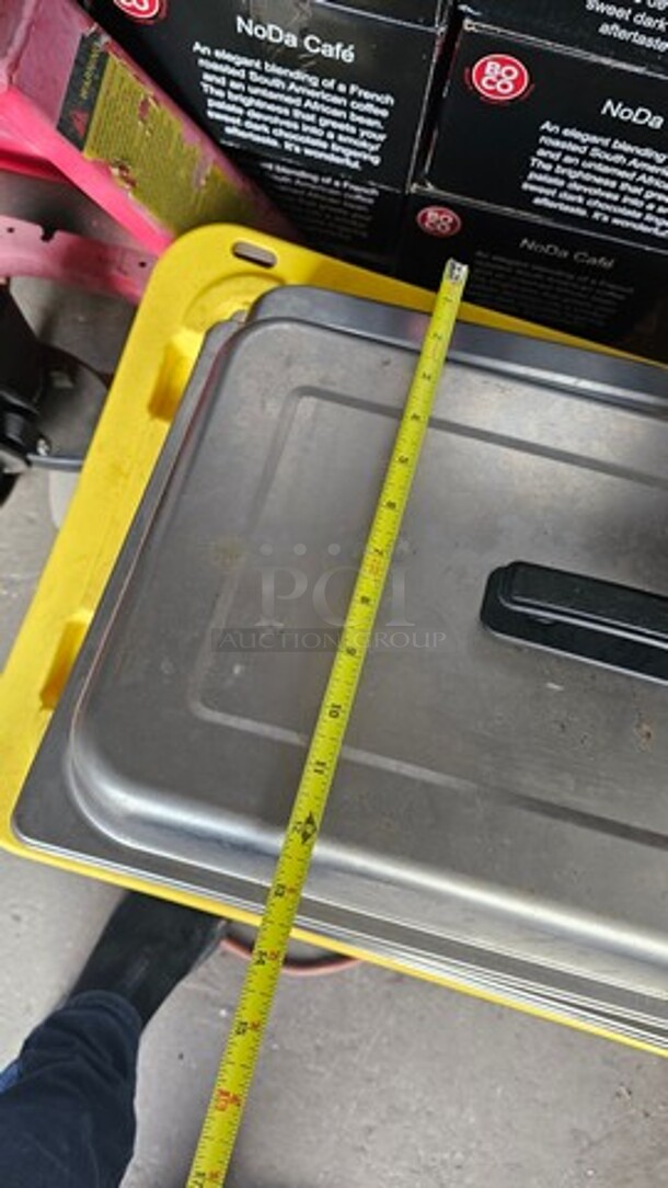 Lot of 6 Lids for Stainless Steel Food Pans - Image 5 of 5