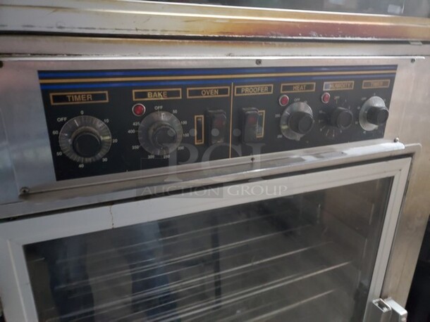 NU-VU SUB-123 Electric Oven/Proofer
*One door handle is broken*
Good Working Condition
On Casters
120/208 V
3+N PH
21 Amps - Image 3 of 6