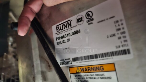 Bunn WX2 Two Station Warmer Plate 120 V - Image 3 of 3