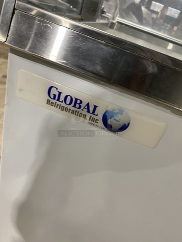 Global Refrigeration Ice Cream Dipping Cabinet! With Closing Back Lid! 115V  1Phase!  - Image 7 of 8