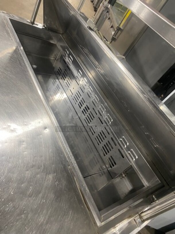 Turbo Air Commercial Refrigerated Sandwich Prep Table! With 2 Door Storage Space! Poly Coated Racks! With Overhead Shelf Space! All Stainless Steel! On Casters! Model: TST48SD - Image 11 of 11