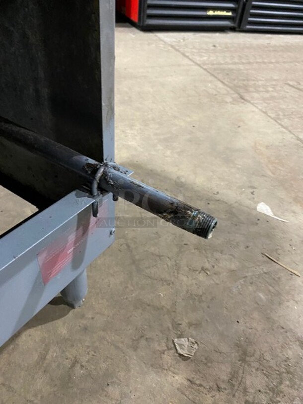 GREAT! MKE Commercial Natural Gas Powered Deep Fat Fryer! All Stainless Steel! On Legs! - Image 8 of 8