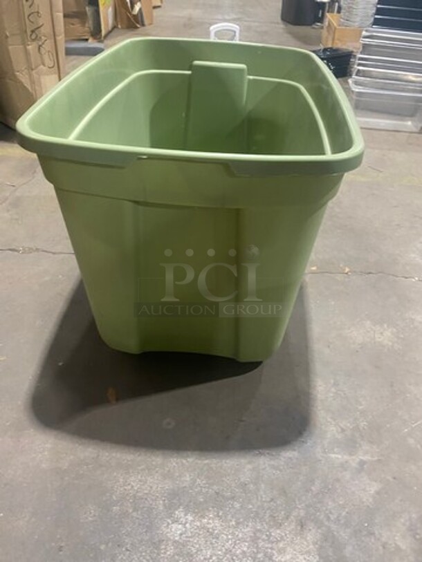 Green Poly Storage Bin! - Image 4 of 6