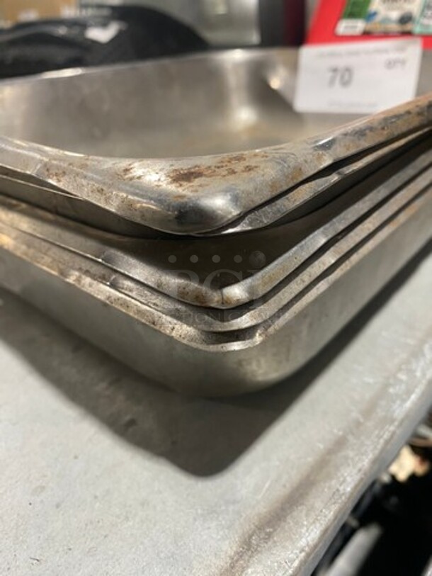 ALL ONE MONEY! Commercial Steam Table/ Prep Table Food Pans! All Stainless Steel! - Image 2 of 5