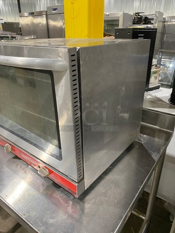 Avantco Stainless Steel Commercial Countertop Electric Powered Half Size Convection Oven! MODEL 177CO28 SN:CO2818030065 208/240V  - Image 2 of 9