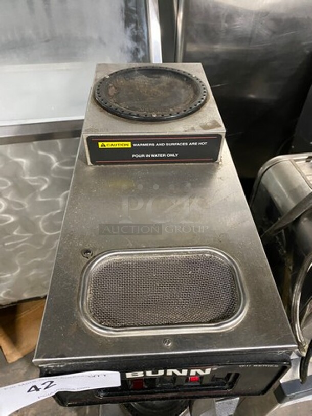 Bunn Commercial Countertop Coffee Brewing Machine! With 2 Coffee Pot Warmers! All Stainless Steel! Model: VP17 - Image 8 of 10