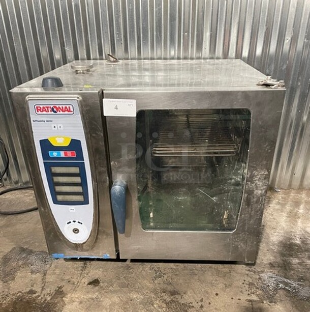 Rational Stainless Steel Commercial Electric Powered Combi Convection Oven! MODEL SCC61 208V 3Ph - Image 1 of 11