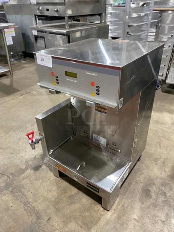 Bunn Commercial Countertop Dual Coffee Brewing Machine! All Stainless Steel! On Small Legs! Model: DUALSHDBC SN: DUAL181656 120/208V 60HZ 1 Phase - Image 8 of 8