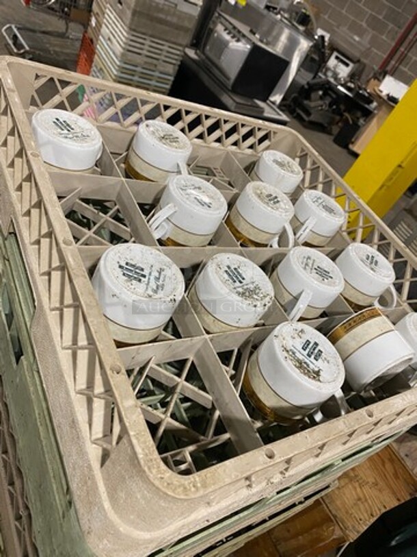 MISCELLANEOUS! Assorted Color Poly Cup Crates! With Assorted Style Mugs, Stemmed Champagne And Wine Glasses! 9x Your Bid! - Image 2 of 8