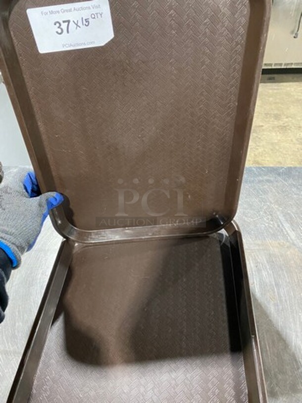 Carlisle Brown Poly Food Serving Trays! 15x Your Bid! - Image 3 of 5