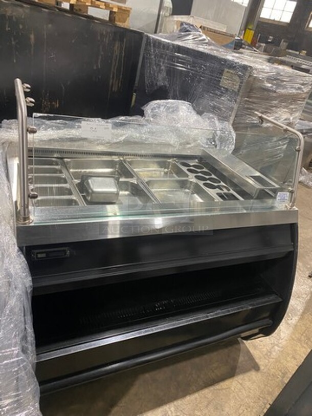 Structural Concepts Commercial Refrigerated Sandwich Prep Display Case! With Single Door And Drawer Storage Space! Stainless Steel! Body! Model: FSP4837R SN: 0078424CR261408 120V 60HZ 1 Phase