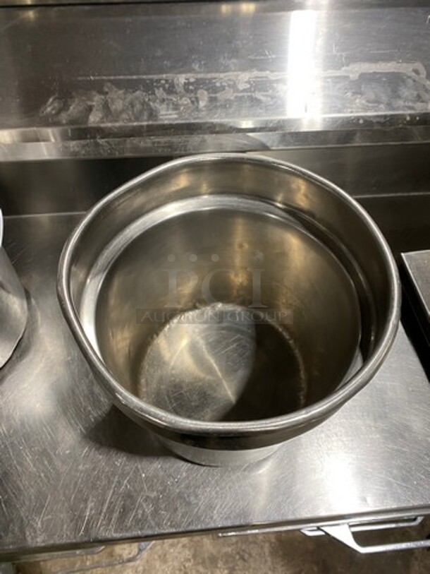 ALL ONE MONEY! Stainless Steel Round Soup Pan Insert! - Image 4 of 5