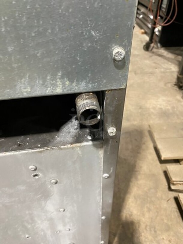 Therma Tek Commercial Natural Gas Powered 6 Burner Stove! With Raised Back Splash! With Oven Underneath! All Stainless Steel! On Legs! - Image 9 of 9