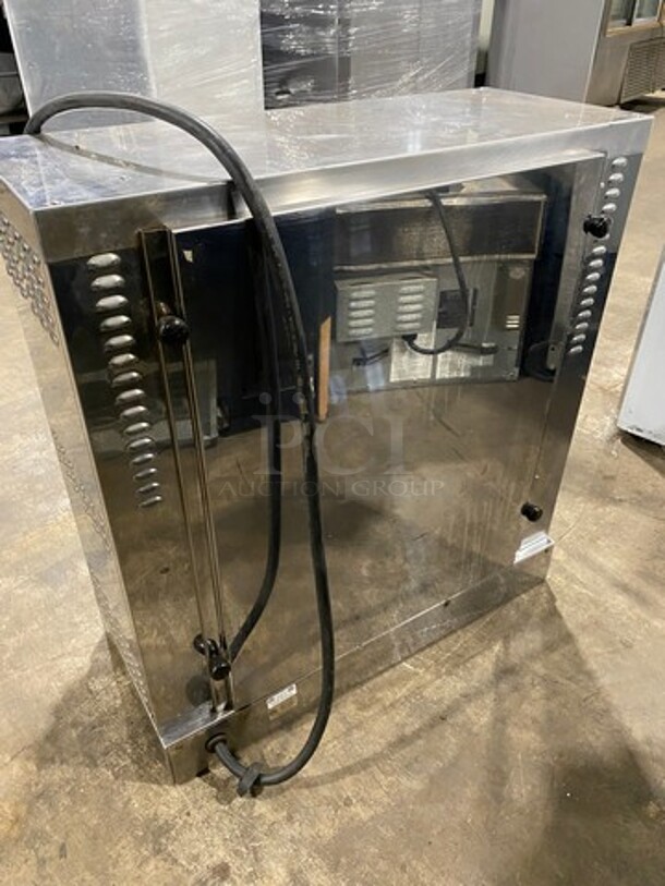  NICE! Robot Coupe ALL STAINLESS-STEEL Commercial Electric Powered Counter Top Chicken Rotisserie Machine!  - Image 4 of 7