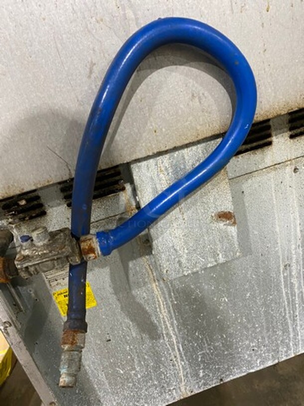 American Range Commercial Natural Gas Powered 10 Burner Stove! With Raised Back Splash And Salamander Shelf! With 2 Full Size Oven Underneath! Metal Oven Racks! All Stainless Steel! On Casters! - Image 10 of 12