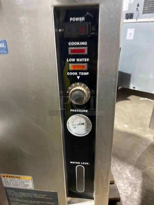 NICE! Market Forge Commercial Natural Gas Powered Floor Style Self-Contained Jacketed Soup Kettle! All Stainless Steel! On Legs! MODEL F40GL5 SN:889807JJ2249 120V 1PH - Image 7 of 12