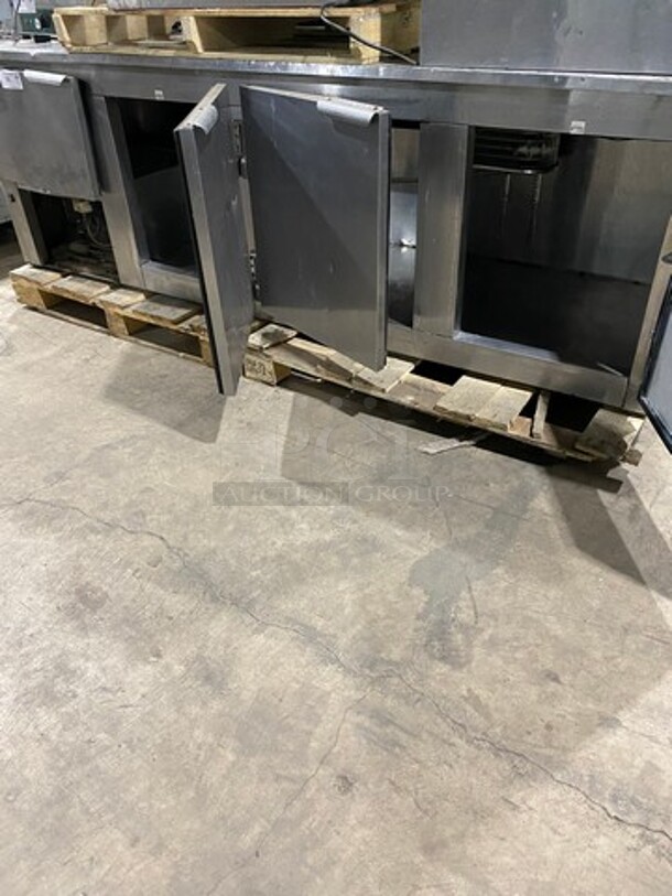 Leader Commercial 4 Door Lowboy/ Work Top Cooler! All Stainless Steel! Model: HBK57D SN: PZ08M1003 115V 60HZ 1 Phase - Image 5 of 10