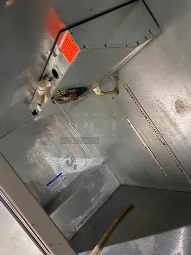 NICE! Beverage Air Commercial Refrigerated Work Top Station! With 2 Door Underneath Storage Space! With Cold Topping Rail! All Stainless Steel! Model: MS681 SN: 6715397 115V 60HZ 1 Phase - Image 6 of 9
