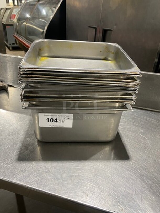 Commercial Steam Table/ Prep Table Food Pans! All Stainless Steel! 11x Your Bid! - Image 1 of 6