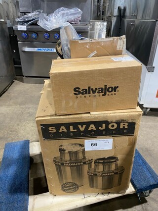 New In Box! Salvajor Heavy Duty Commercial Garbage Disposal! Model 100! With Bracket! 