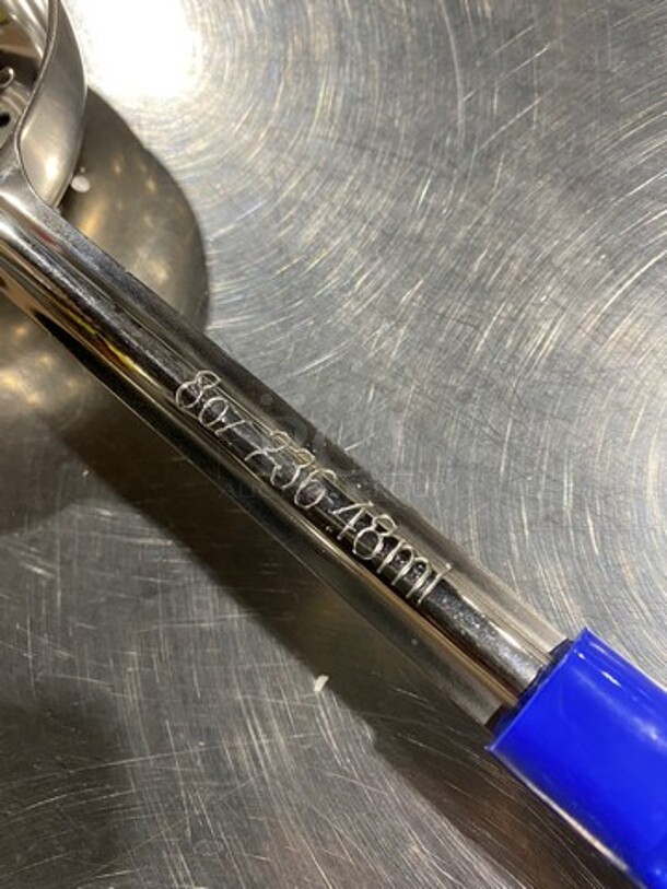 NEW! Allied Buying Perforated Serving Spoons! Stainless Steel With Cool Touch Handle! 6x Your Bid! - Image 4 of 7