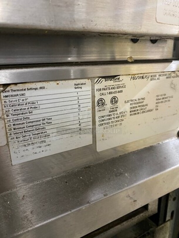 Structural Concepts Commercial Refrigerated Open Grab-N-Go Case Merchandiser! Model: HMO2636R5392 SN: 998583HQ252810 120V 60HZ 1 Phase - Image 7 of 8
