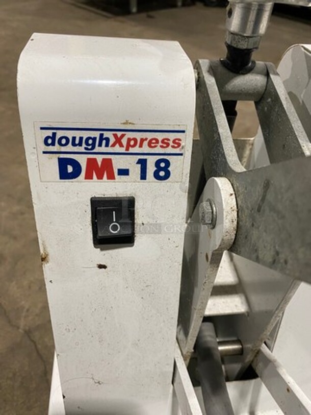 DoughXPress Commercial Countertop Electric Powered Pizza Dough Press! Model: DM18 SN: 8613827 120V 60HZ 1 Phase - Image 11 of 12