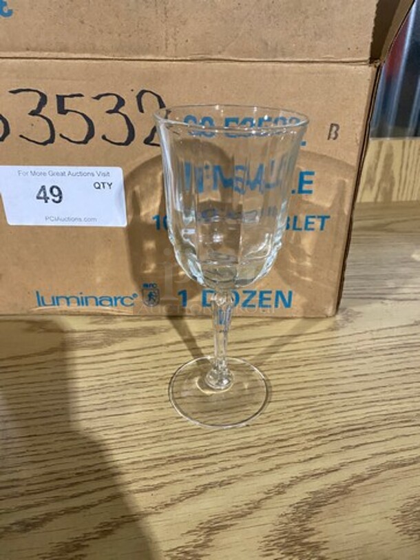 NEW! IN THE BOX! Luminarc Stemmed Drinking Glasses! - Image 3 of 6