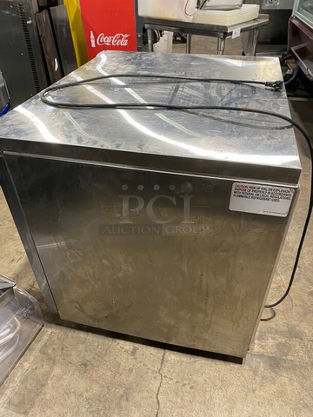 Continental Commercial 2 Door Lowboy/Worktop Cooler! All Stainless Steel! On Small Casters! Model: SW36N SN: 159A1879 115V 60HZ 1 Phase - Image 4 of 8