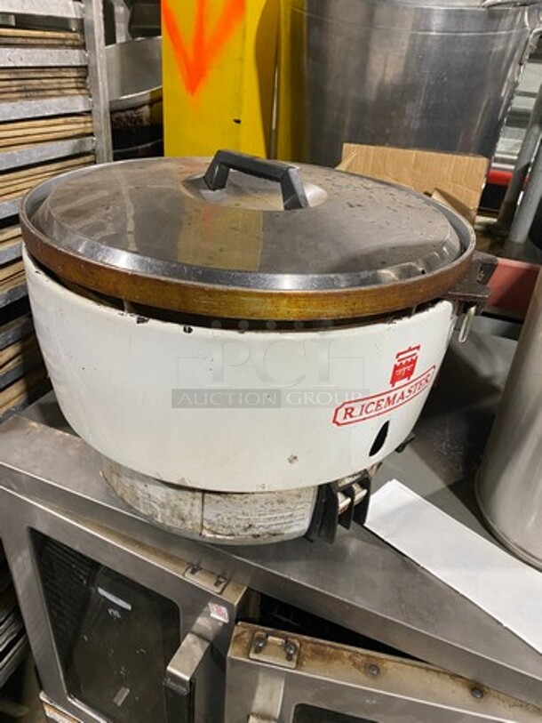 Rice Master Commercial Gas Powered Countertop Rice Cooker! With Lid! - Image 2 of 6