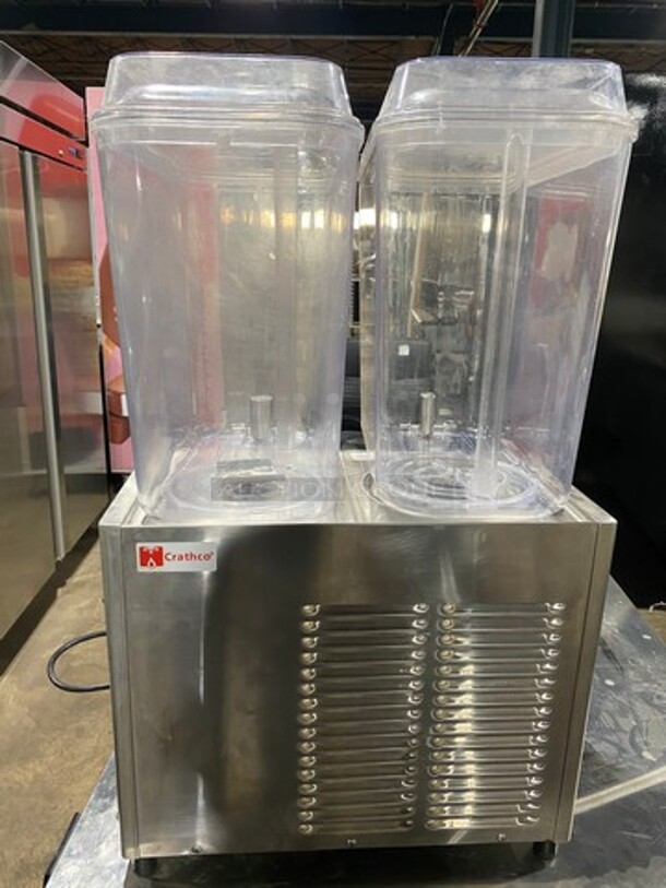 LATE MODEL! 2019 Crathco Commercial Countertop Dual Refrigerated Beverage Dispenser! Model: D253 SN: T444086 115V - Image 3 of 8