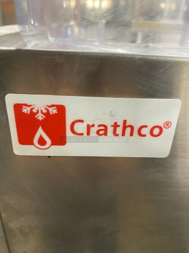 LATE MODEL! 2019 Crathco Commercial Countertop Dual Refrigerated Beverage Dispenser! Model: D253 SN: T444086 115V - Image 8 of 8
