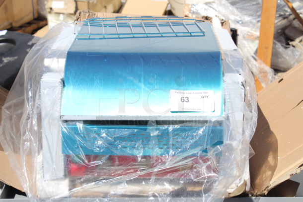 BRAND NEW SCRATCH & DENT! Avantco T3600B Commercial 14 1/2" Wide Conveyor Toaster with 3" Opening - 208V, 3600W, 1200 Slices per Hour. Packaging is damaged. 18-1/2x18x16-1/2 - Image 2 of 6