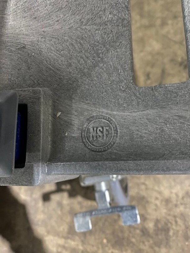 Poly Coated 5 Tier Shelf! On Casters! BUYER MUST DISMANTLE! PCI CANNOT DISMANTLE FOR SHIPPING! PLEASE CONSIDER FREIGHT CHARGES! - Image 7 of 7