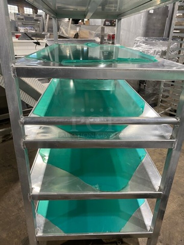NEW! Solid Stainless Steel 5 Tier Shelf Unit! On Legs! - Image 5 of 7