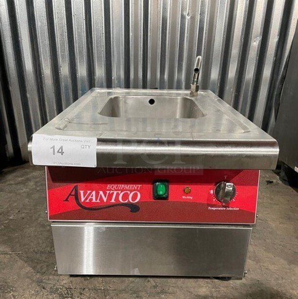 Avantco 8 Liter Countertop Electric Pasta Cooker! With Water Refill And Drain! SN:CK-200785R-479 208/240V  - Image 1 of 10