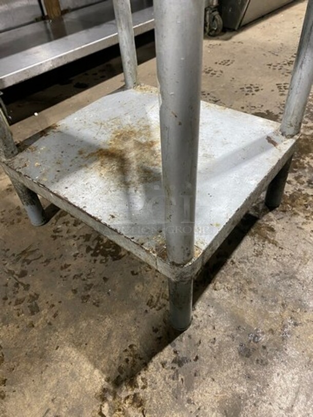 Solid Stainless Steel Work Top/ Prep Table! With Storage Space Underneath! On Legs! - Image 6 of 6