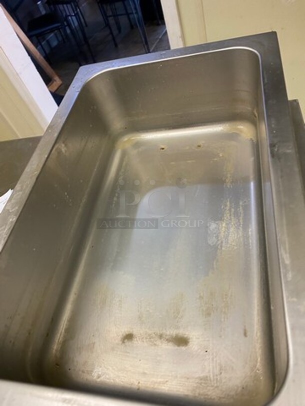 Avantco Commercial Countertop Single Well Food Warmer! All Stainless Steel! WORKING WHEN REMOVED! Model: 177W50 120V - Image 5 of 8