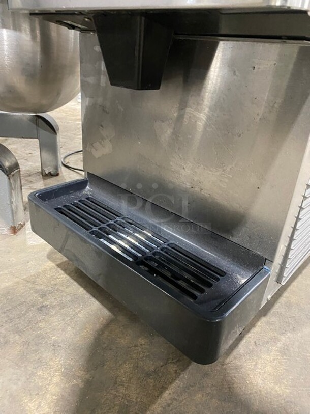 WOW! LATE Model Hoshizaki Commercial Countertop Refrigerated Ice Maker/Dispenser And Water Dispenser! All Stainless Steel! On Legs!  - Image 6 of 8