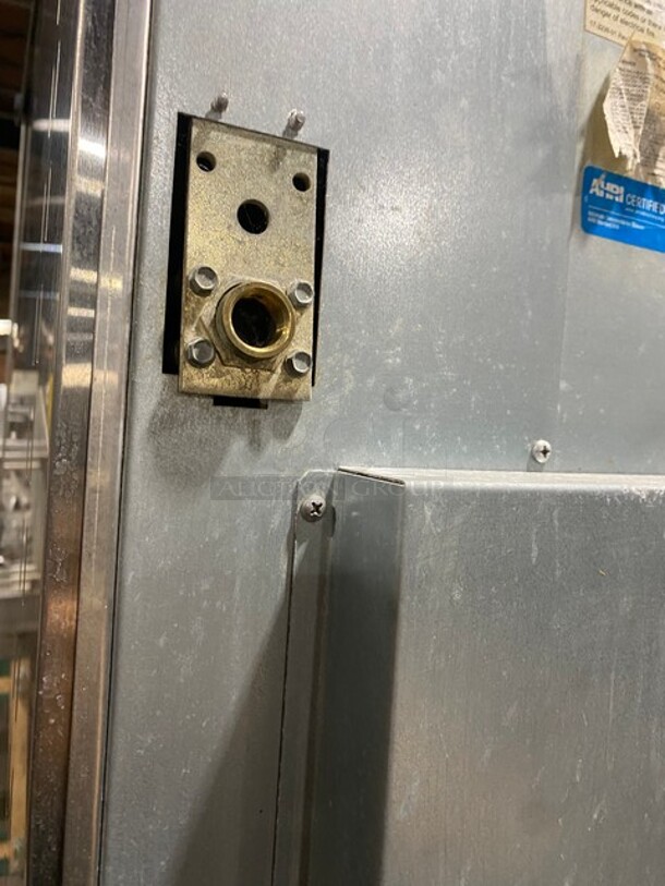 WOW! LATE MODEL! Scotsman Prodigy Stainless Steel AIR COOLED 1500LBS Ice Machine! On Like New Scotsman Ice Bin! On Legs! MODEL C1448SA-32 SN: 170313200110192 208/230V 1PH! Working When Removed! - Image 10 of 11