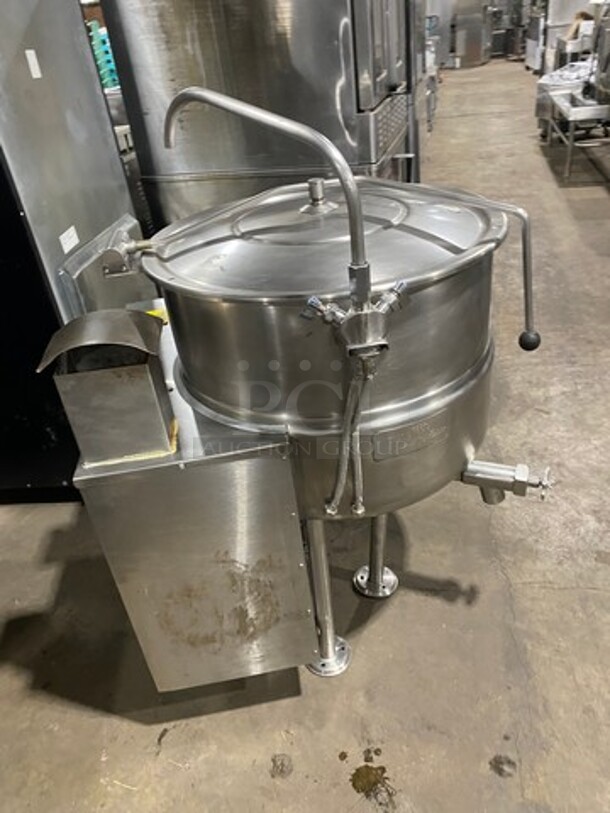 GREAT! Cleveland Range Floor Style Self-Contained Soup Kettle! All Stainless Steel! On Legs! Model: KGL40 SN: WT007907K01! Working When Removed!  - Image 3 of 10