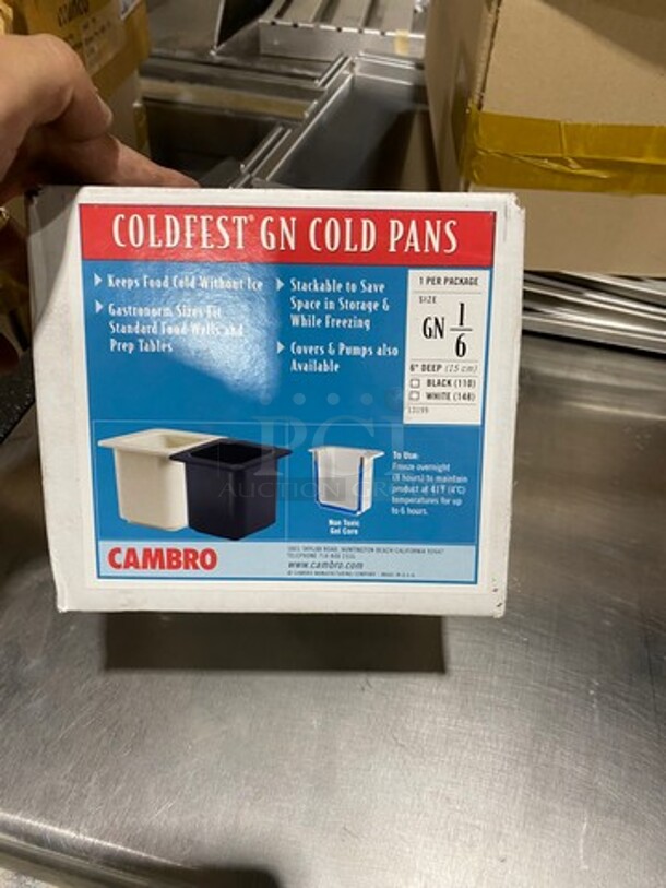 NEW! Cambro Coldfest 1/6x6" Food Pans! 6x Your Bid! - Image 2 of 2