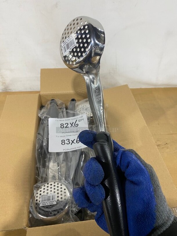 Stainless Steel Perforated Laddle! 6x Your Bid! - Image 4 of 8