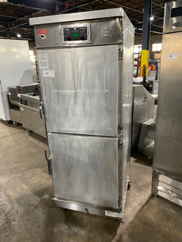 LATE MODEL! 2018 Winston Industries Commercial Heated Holding Cabinet! All Stainless Steel! On Casters! Model: HL4522GE SN: 201809040087 120V 60HZ 1 Phase