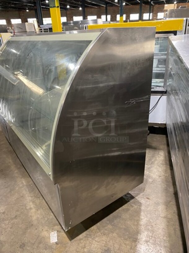 Commercial Refrigerated Deli/Bakery Display Case Merchandiser! With Curved Front Glass! With Rear Access Doors! Stainless Steel! - Image 2 of 10